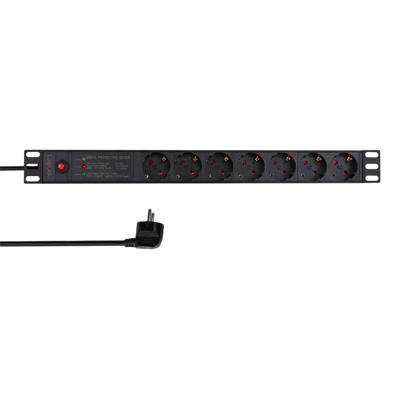 PDU Logilink PDU7C02 rack 1U 7 prize Schuko