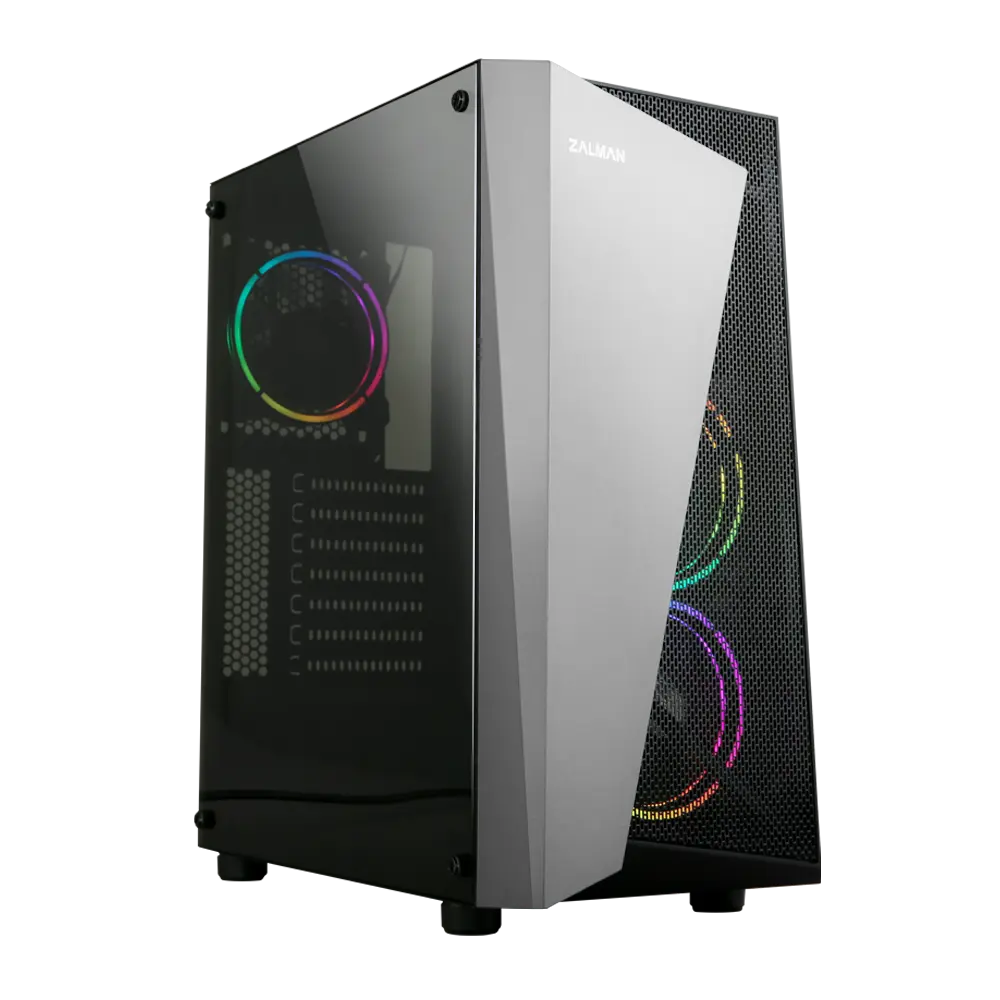 Carcasa Zalman S4 Plus negru Mid-Tower ATX