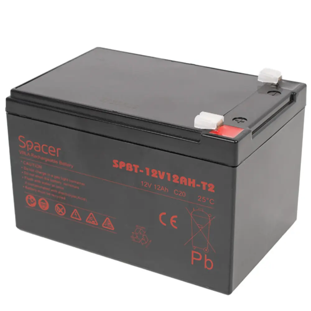 Acumulator UPS Spacer 12V 12Ah SPBT-12V12AH-T2 terminal F2