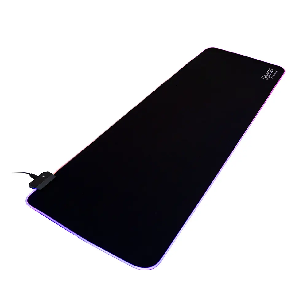 Mousepad gaming RGB Spacer 900×300 Negru