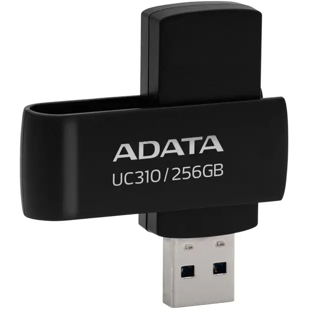 Memorie USB 3.2 ADATA 256 GB UC310 Negru