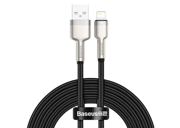 Cablu Baseus CALJK-B01 USB Lightning 2m 2-4A negru