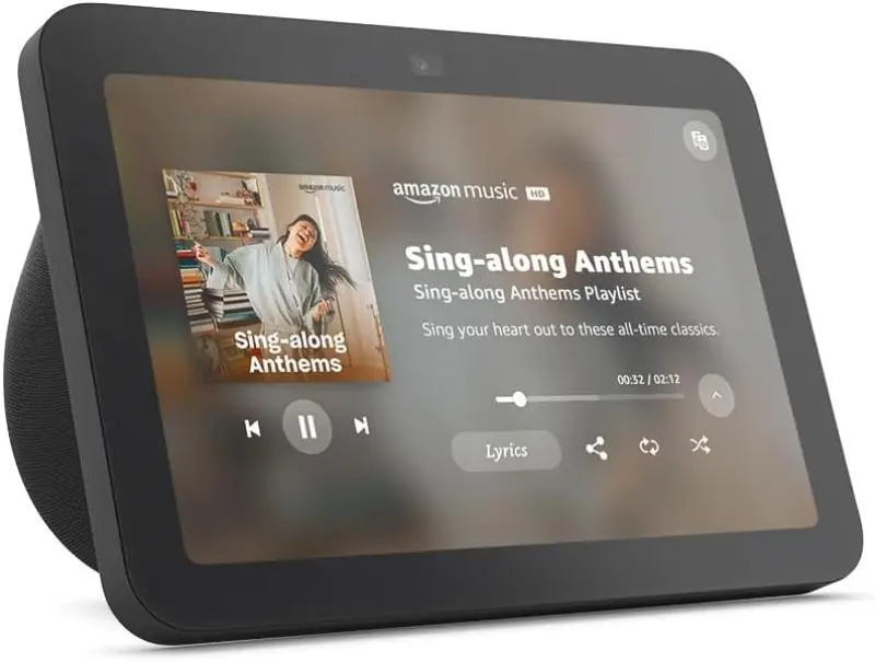 Boxa inteligenta Amazon Echo Show 8 2023 (3rd Gen), Display 8″, Camera 13 MP, Wi-Fi, Bluetooth, Stereo, Negru