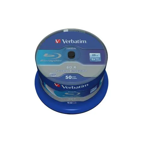 BD-R Verbatim Datalife 25GB 6x spindle 50 buc single layer