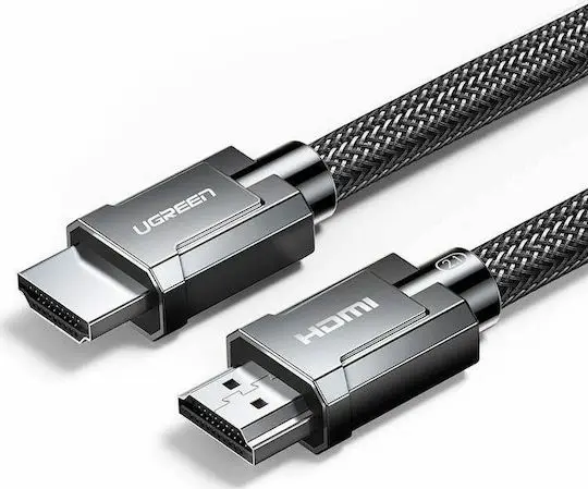Cablu video UGREEN HD135 HDMI tata – HDMI tata, 8K, HDR, 2 moduri, 60Hz, 3m, Negru