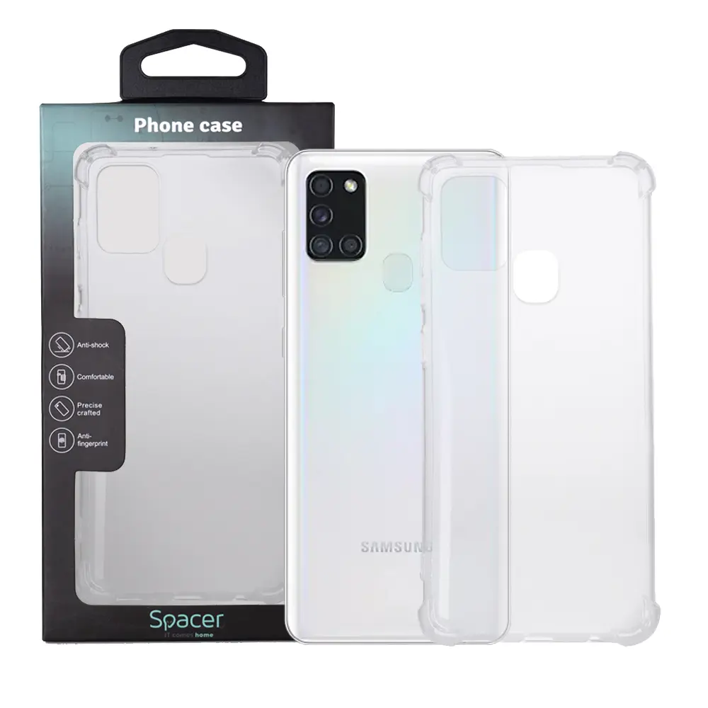 Husă Spacer Samsung Galaxy A21s transparentă TPU 1,5 mm