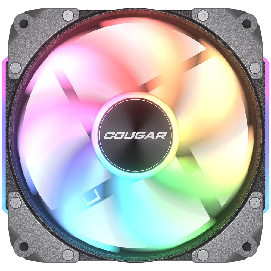 Ventilator, Cougar Gaming, APOLAR 120, ARG, B600-2200 RPM±200 RPM, 3-pini/4-pini, Negru