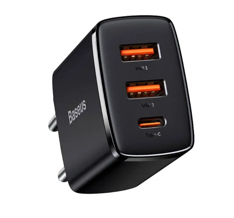 Încărcător rețea Baseus Compact 30W USB-C 2x USB-A