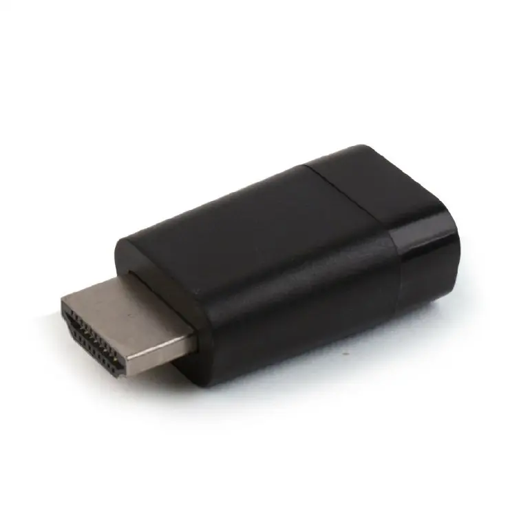 Adaptor video Gembird, HDMI (T) la VGA (M), rezolutie maxima Full HD la 60Hz, Negru, AB-HDMI-VGA-001