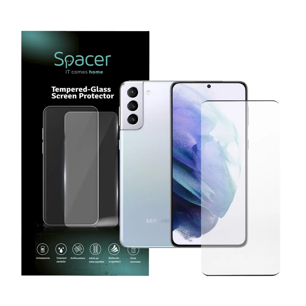 Folie sticlă Spacer Samsung Galaxy S21 Plus 9H 0,3 mm