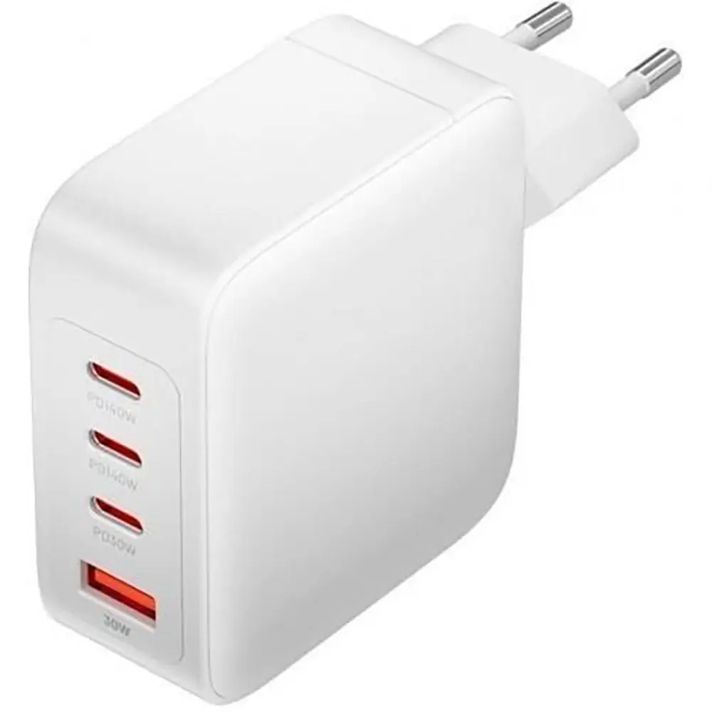 Încărcător rețea Vention FEIW0-EU 140W alb GaN 4 porturi USB-C+C+C+A