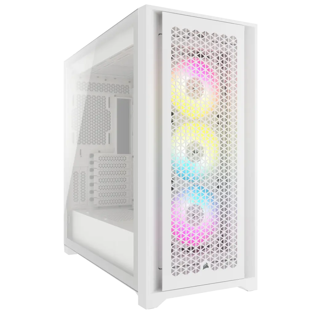 Carcasa Corsair 5000D RGB Airflow True White ATX