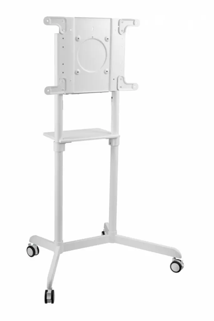 Stand TV Mobil Serioux, 37″-70″, 70 kg, Alb, 920x702x1595mm
