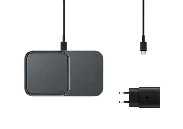 Incarcator Samsung Wireless Charger Duo 15W EP-P5400 Negru