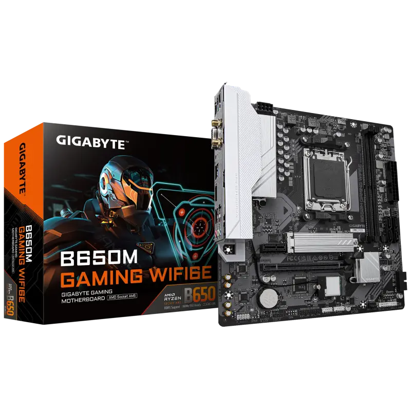 Placă de bază Gigabyte B650M GAMING WIFI6E AM5 DDR5 mATX