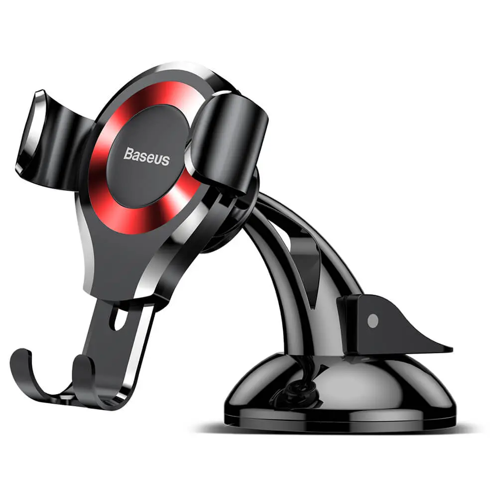 Suport auto Baseus Osculum SUYL-XP09 gravity negru roșu