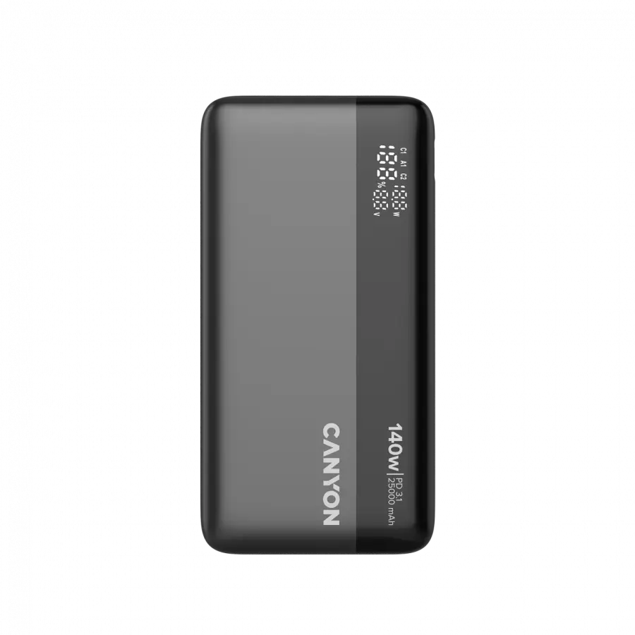 Power bank Canyon OnPower 240 25000mAh PD 140W gri