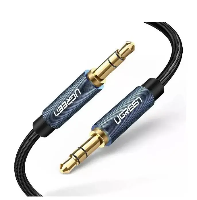Cablu UGREEN AV112, tata jack 3.5 mm la tata jack 3.5 mm, 5m, Negru