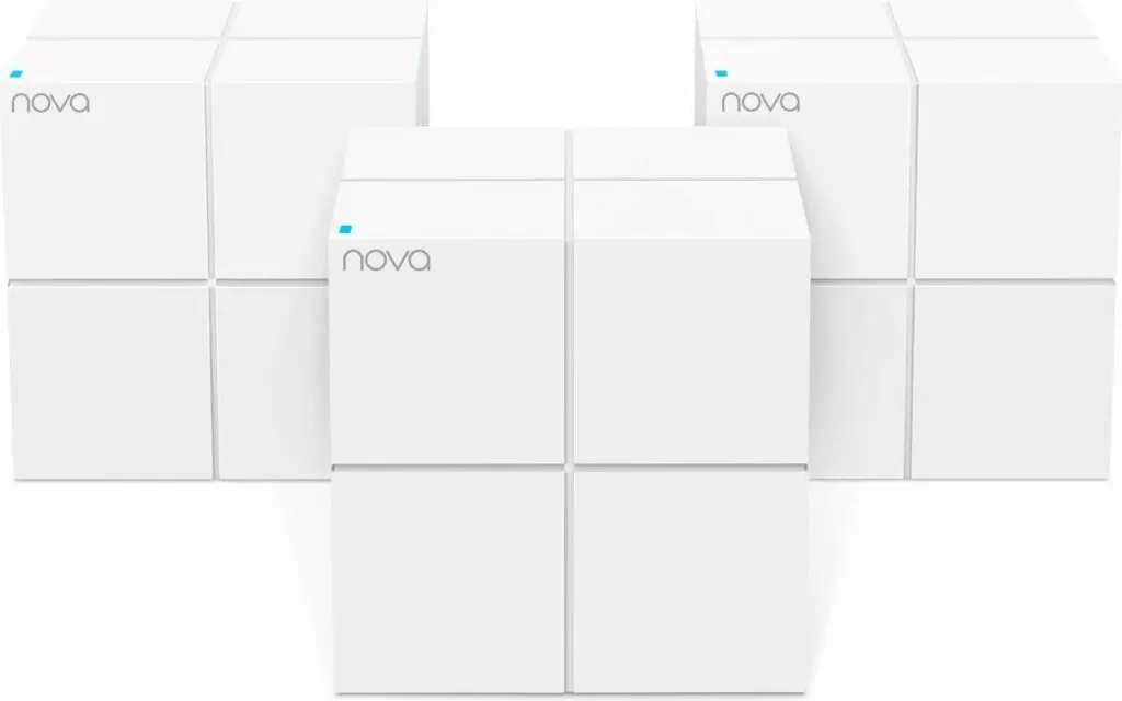 Sistem wireless mesh Tenda Nova MW6, MU-MIMO, Gigabit, kit cu 3 noduri wireless