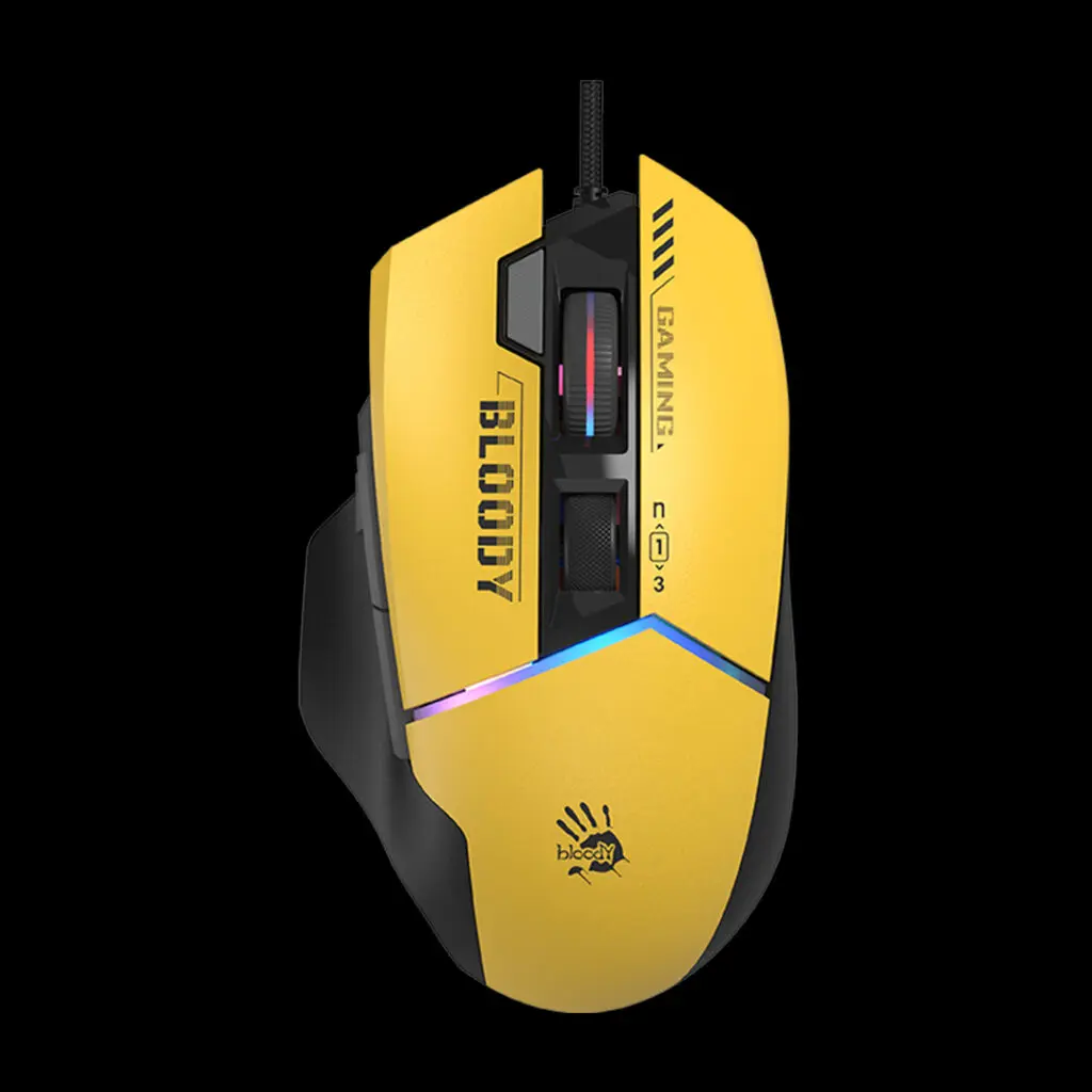 Mouse gaming A4Tech Bloody Extra Fire RGB Lime 12000 CPI