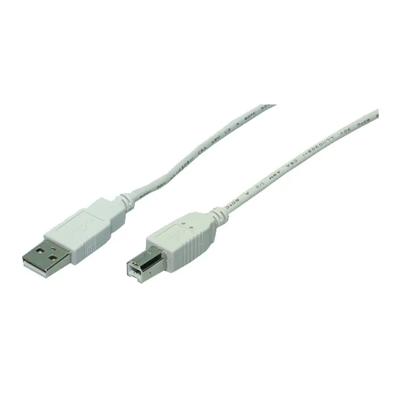 Cablu USB Logilink CU0007 2.0 A-B 1.8m gri