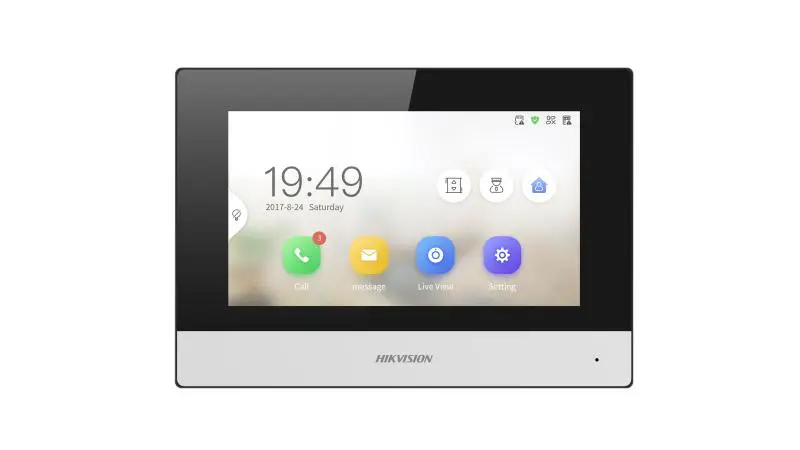 Monitor video interfon Hikvision DS-KH6320Y-WTE2 7 inch Wi-Fi