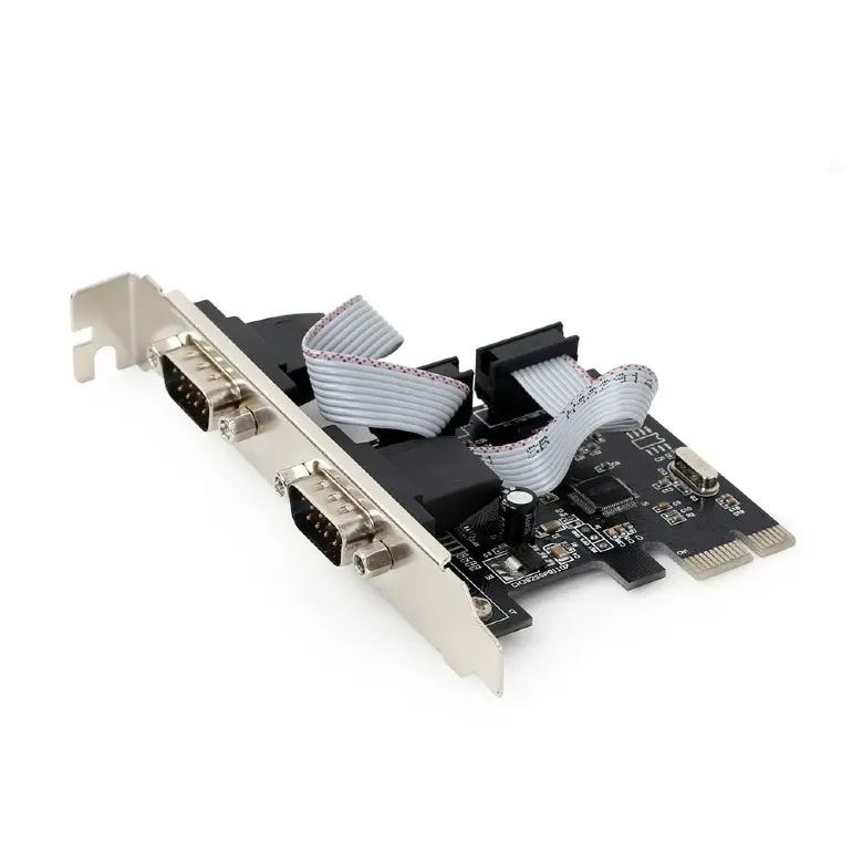 Placă rețea Gembird SPC-22 PCIe 2× serial RS-232 low profile