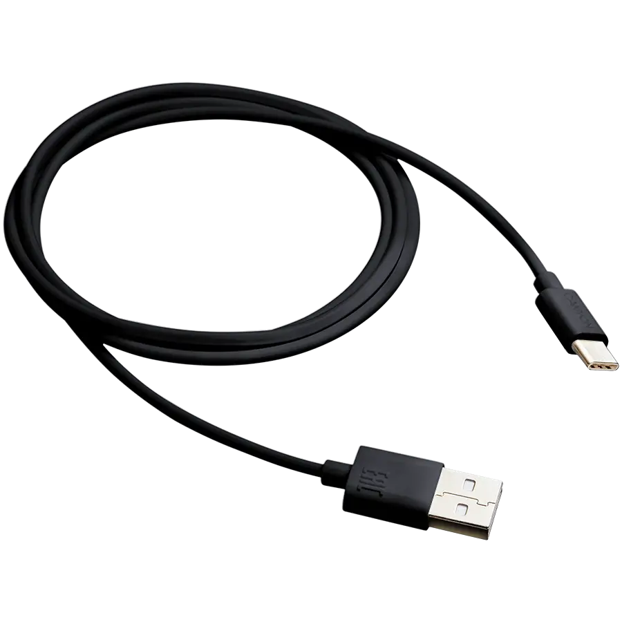 Cablu de date Canyon, UC-1 USB-C 5W, 1m, Black (CNE-USBC1B)