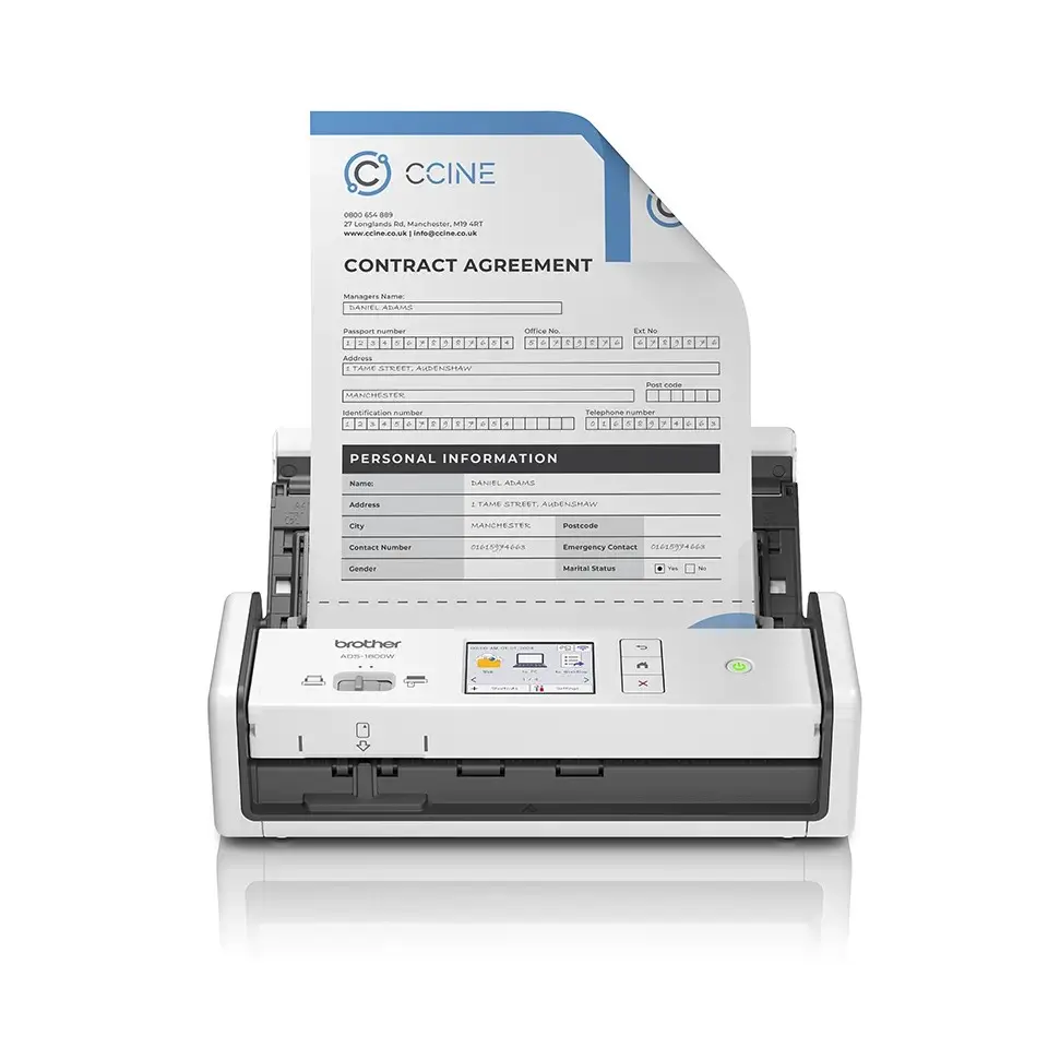 Scanner Brother ADS1800WTC1 duplex Wi-Fi LCD