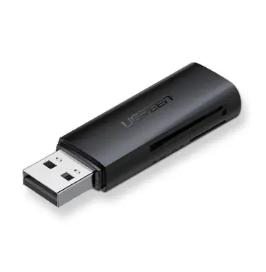 Card reader UGREEN CM264, micro SD / SD, conector USB, Negru