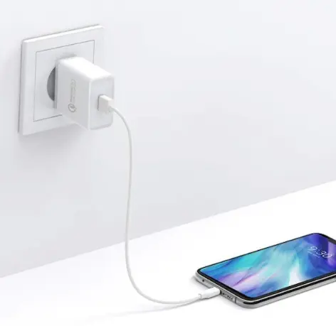 Incarcator retea Ugreen CD122 — Quick Charge 18W, USB-A, alb