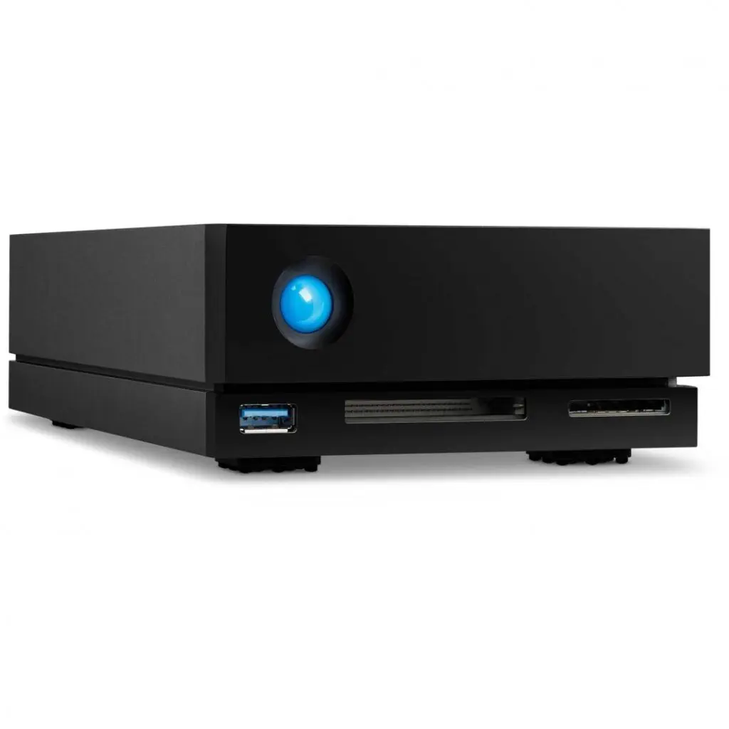 HDD Extern LaCie 1big 8TB, Dual Thunderbolt 3, DisplayPort 1.4, Reader CF SDXC, PD 70W, Negru