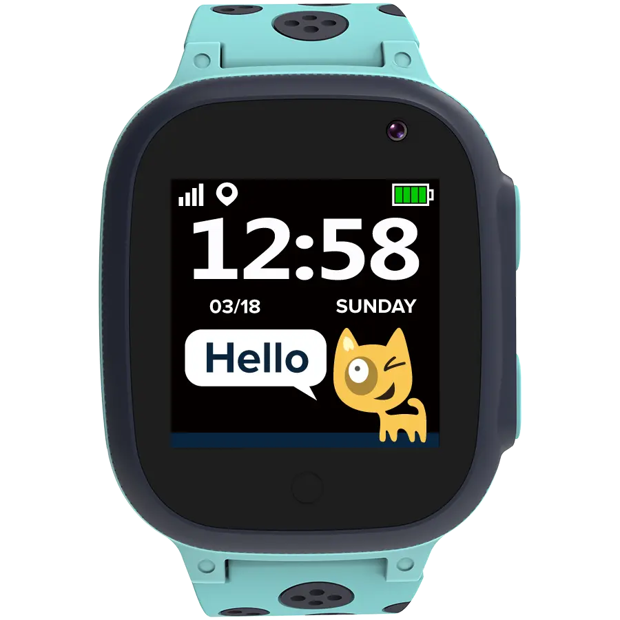 Smartwatch Canyon Sandy Kids CNE-KW34BL, SIM, Albastru