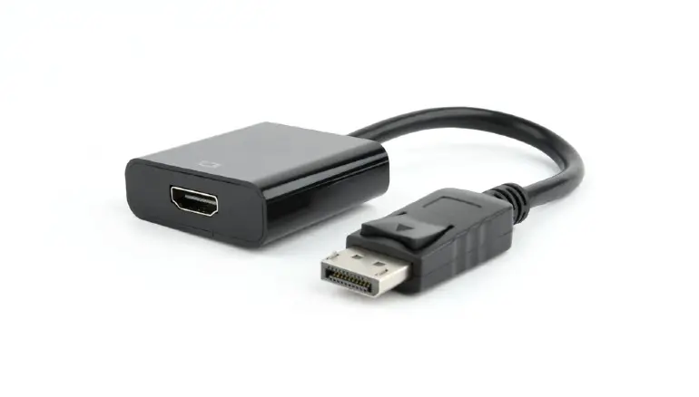 Adaptor Gembird DisplayPort la HDMI Full HD negru 10cm