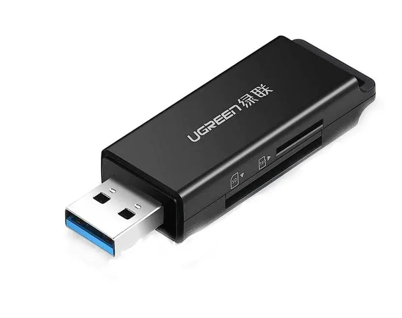 Card reader Ugreen CM104 negru USB 3.0 SD/TF
