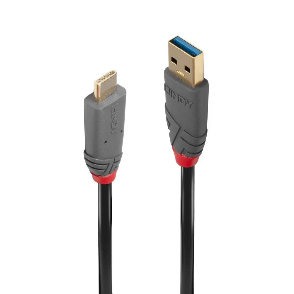 Cablu Lindy LY-36912 USB A-C 1,5 m Anthra Line