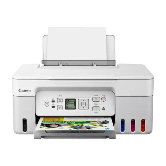 Imprimanta multifunctionala color Canon PIXMA MEGATANK G3470 cu rezervor de cerneala extern, alb