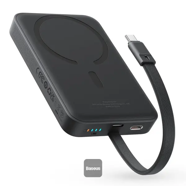 Power bank Baseus Magnetic Mini 10000mAh 30W negru