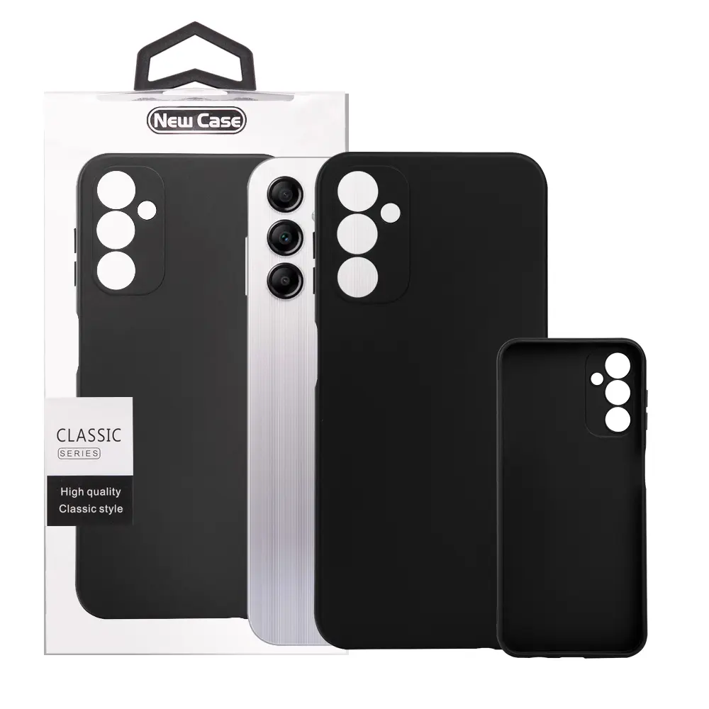 Husa Samsung Galaxy A14 Spacer negru TPU 1,5 mm