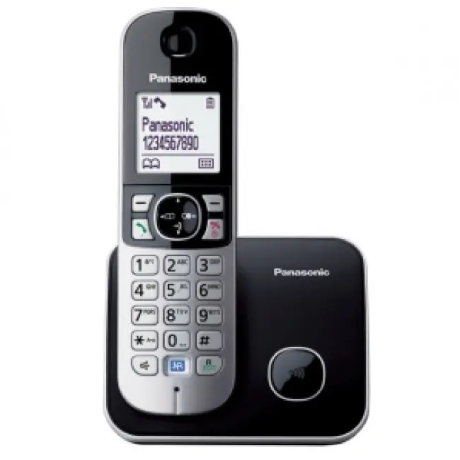 Telefon fara fir Panasonic KX-TG6811FXB DECT Negru