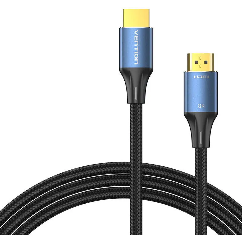 Cablu video HDMI 2.1 Vention ALGLH, 2m, 8K, 60Hz, 48 Gbps, Albastru