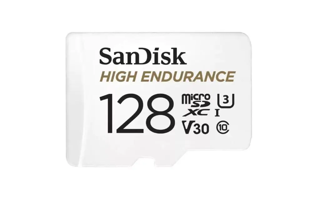 Card memorie SanDisk High Endurance 128GB, microSD V30 + adaptor