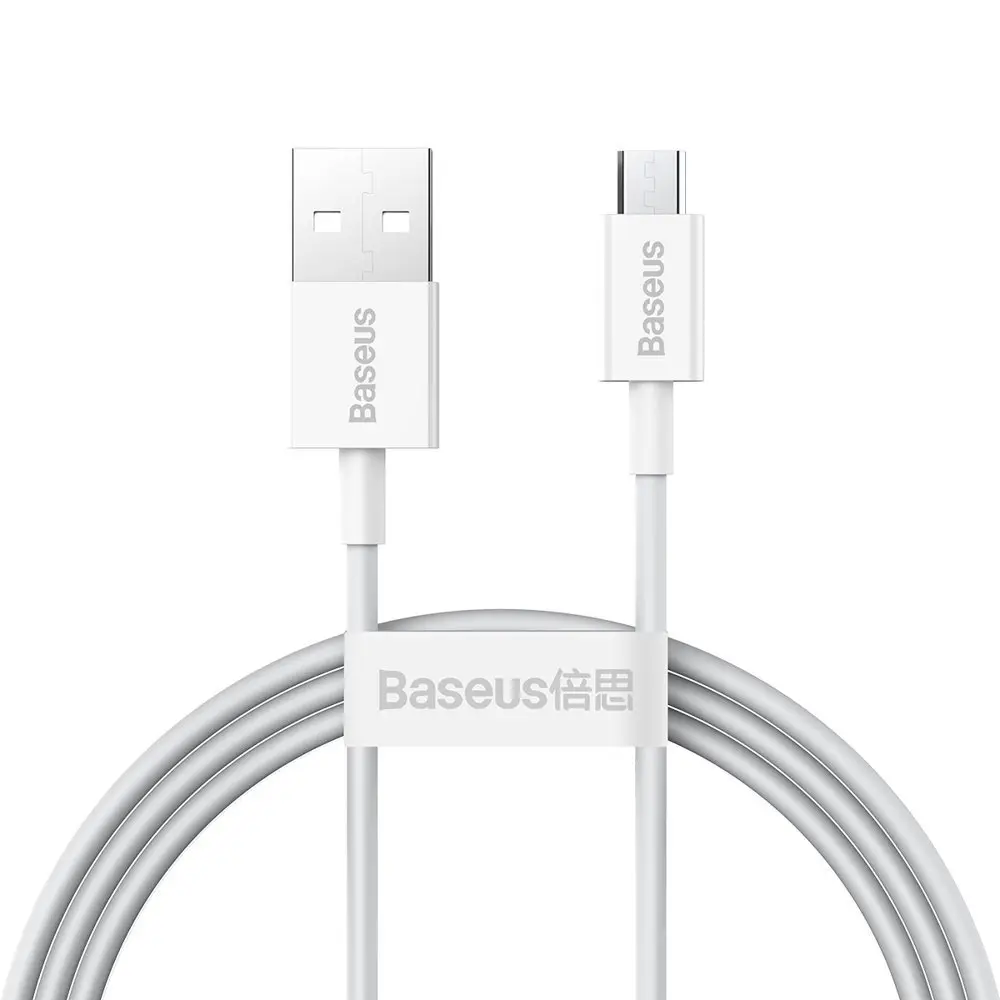 Cablu Baseus CAMYS-02 USB Micro-USB 1m 2A alb