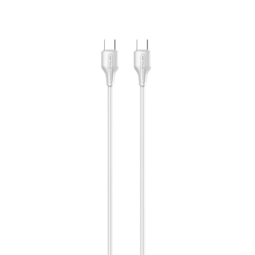 Cablu Serioux Type-C Type-C 65W 2m alb