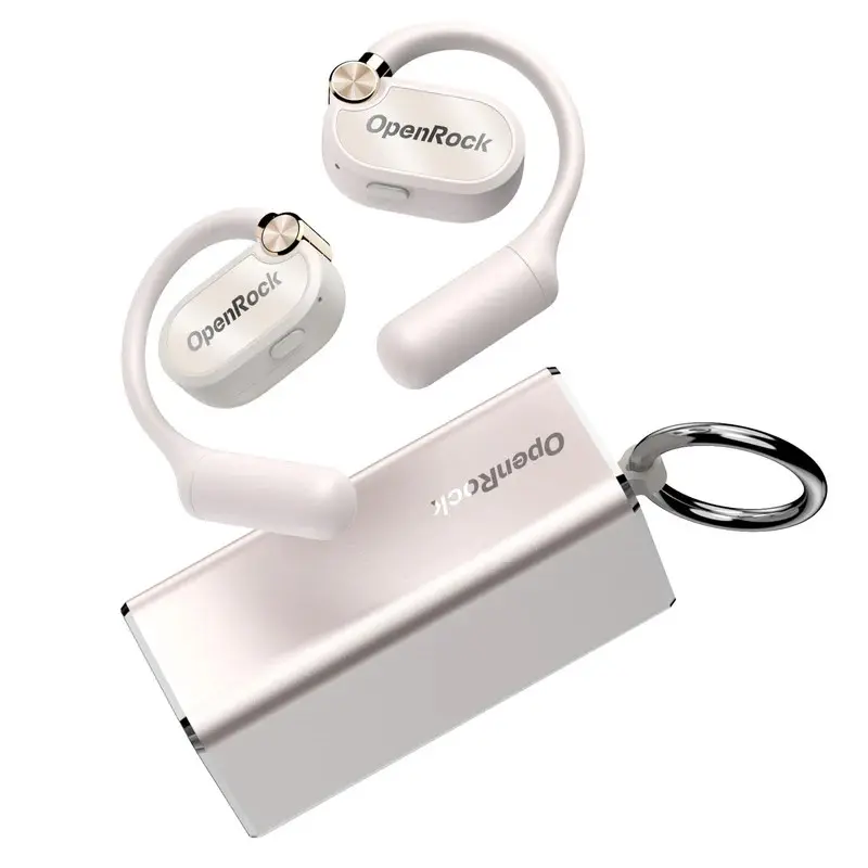 Casti wireless OneOdio OpenRock X alb Bluetooth 5.3