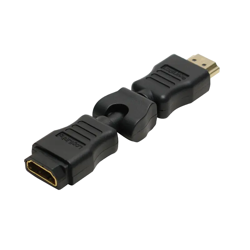 Adaptor HDMI rotativ, LogiLink, 270°, Negru
