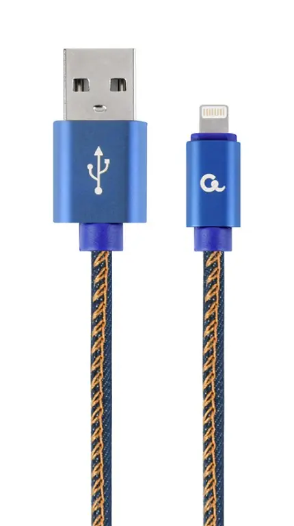 Cablu Lightning Gembird CC-USB2J-AMLM-2M-BL 2m albastru
