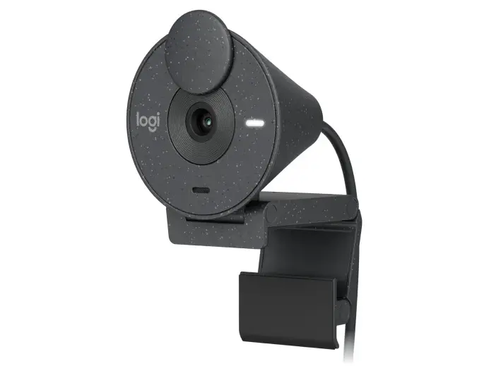 Cameră web Logitech Brio 300 Graphite, Full HD USB-C
