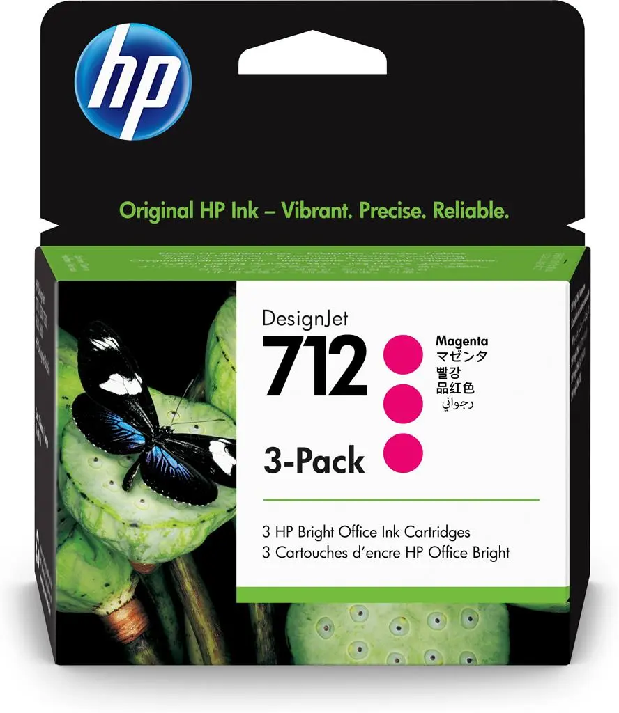 Cartuș cerneală HP 712 3ED78A magenta 3 buc 29 ml