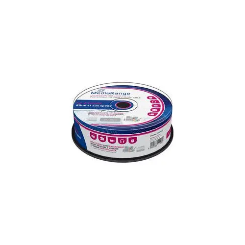 CD-R MediaRange MRPL512 Waterguard 700MB 52x set 25 buc imprimabil